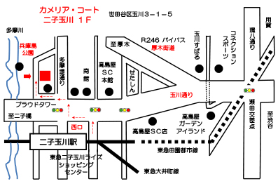 二子玉川医院マップ