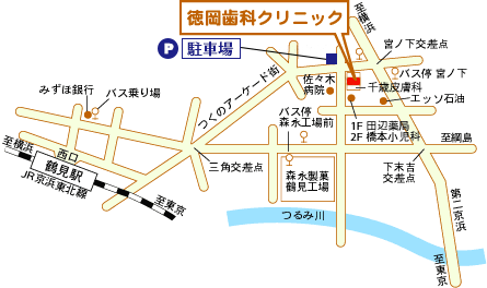 徳岡歯科の地図